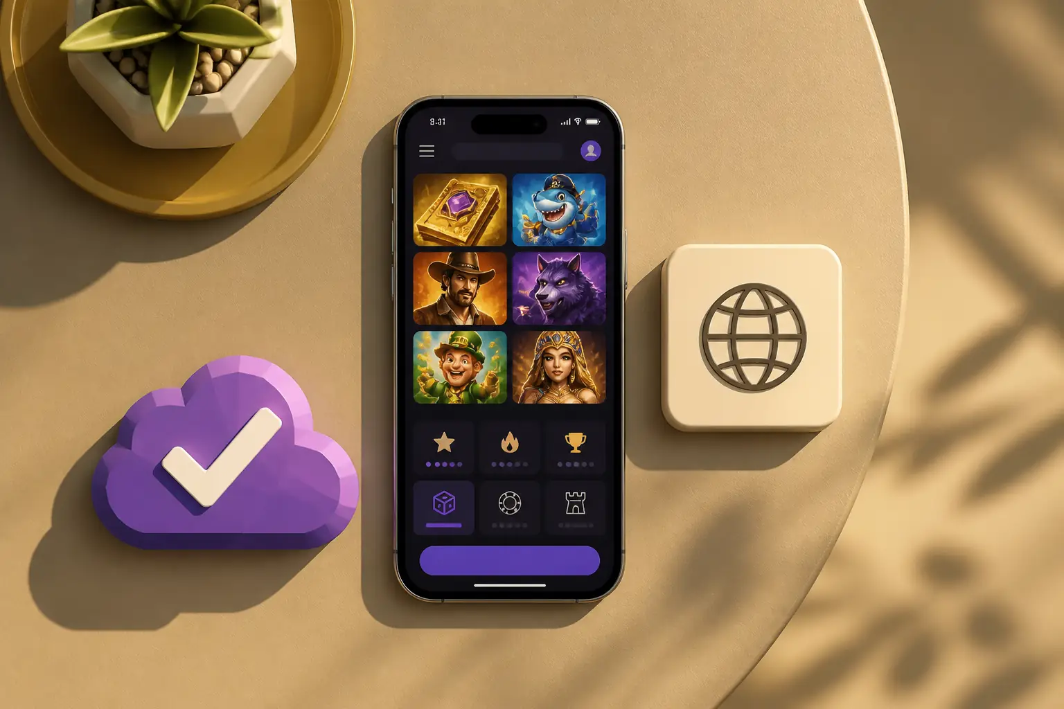Shuffle Casino app mobilon visual guide for Shuffle Casino
